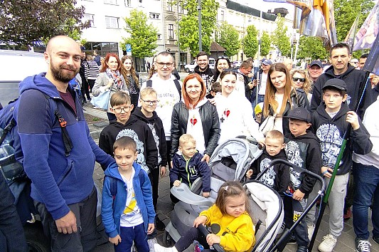 Ogólnopolskie Spotkanie Wojowników Maryi w Krakowie. Spotkanie rodzinne