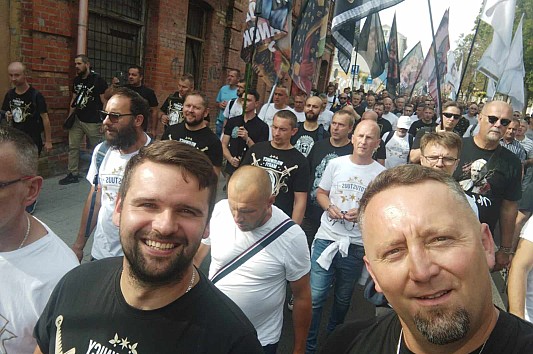 Przemyska formacja Wojowników Maryi na Ogólnopolskim Spotkaniu Wojowników Maryi w Łomży!