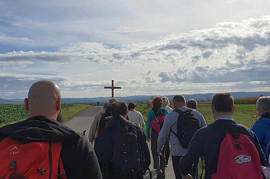 Rodzinna Piesza Dziękczynna Pielgrzymka do Kalwarii Pacławskiej Męskiego Różańca 