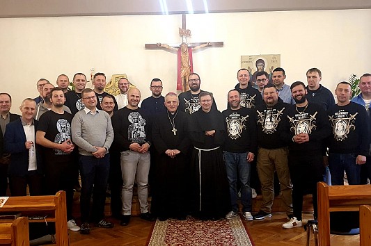 Zakończenie roku formacyjnego Wojowników Maryi z Rodzinami w Bliznem